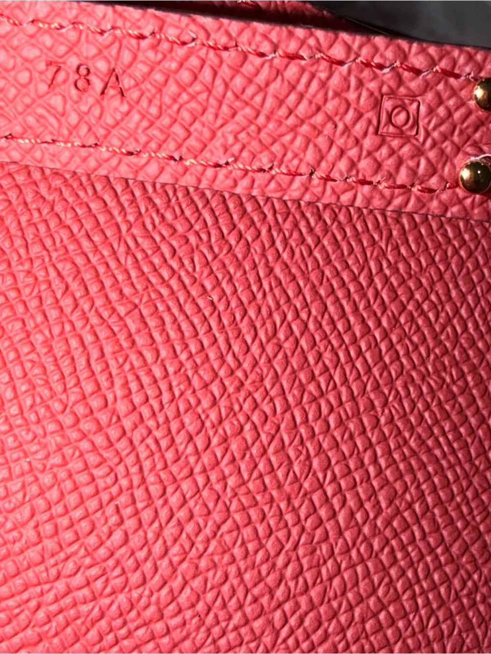 Red fashion  Top-Handle Leather Satchel with Gold Hardware